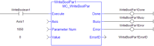 MC_WriteBoolPar: LD example